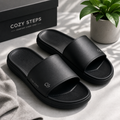 Cozy Steps รองเท้าแตะสีดำ men