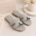 Cozy Steps รองเท้าแตะสีเทา
